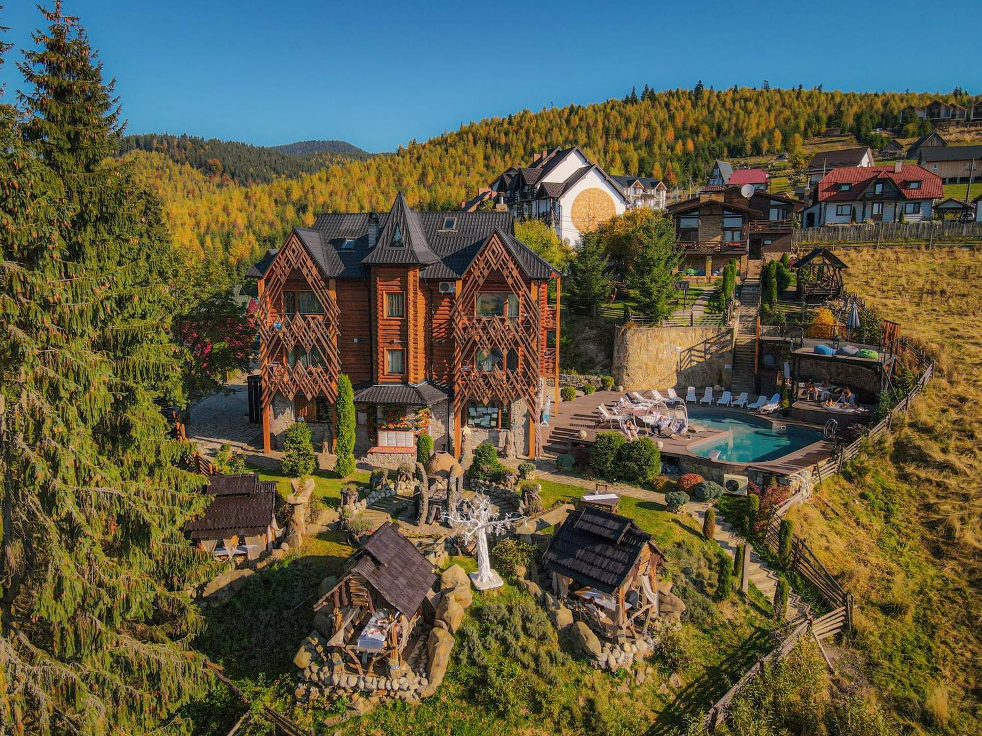 Stara Pravda Hotel - Vykrutasy Bukovel Kültér fotó